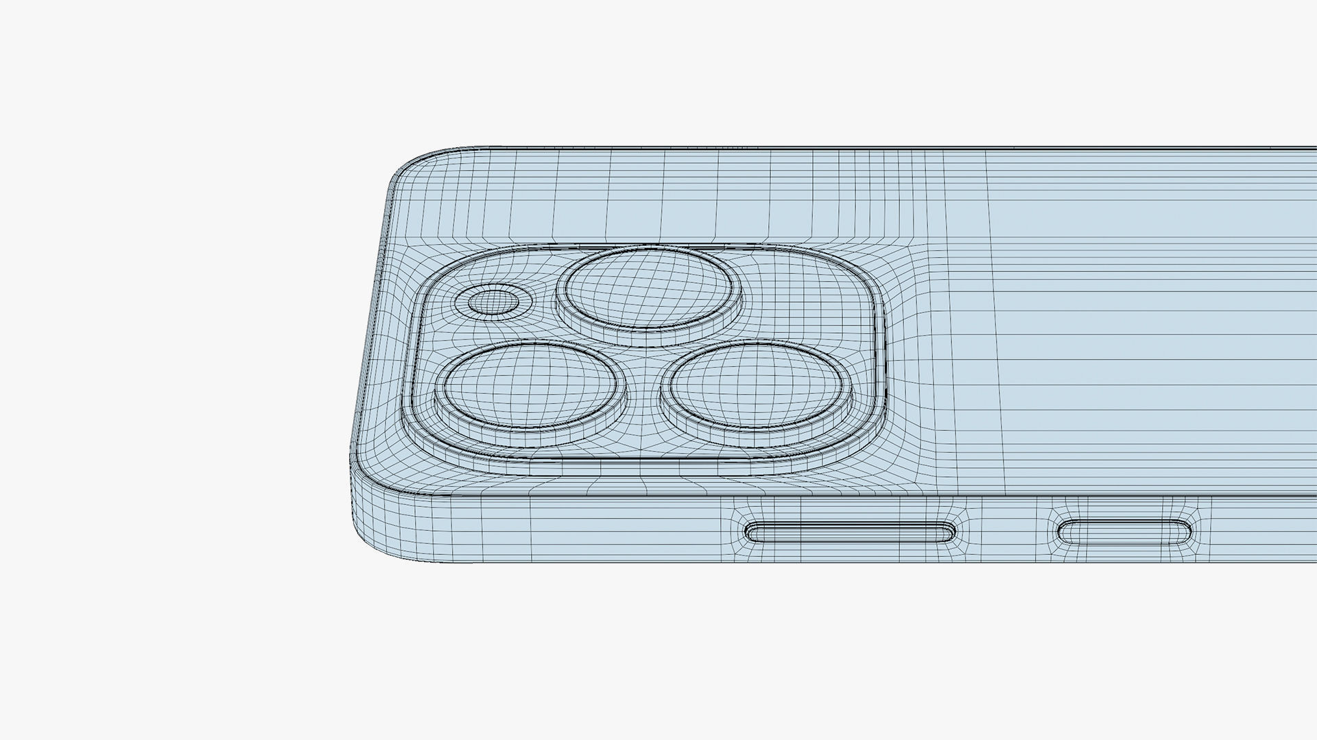Infinix Note 40X Green Low-poly 3D model_16