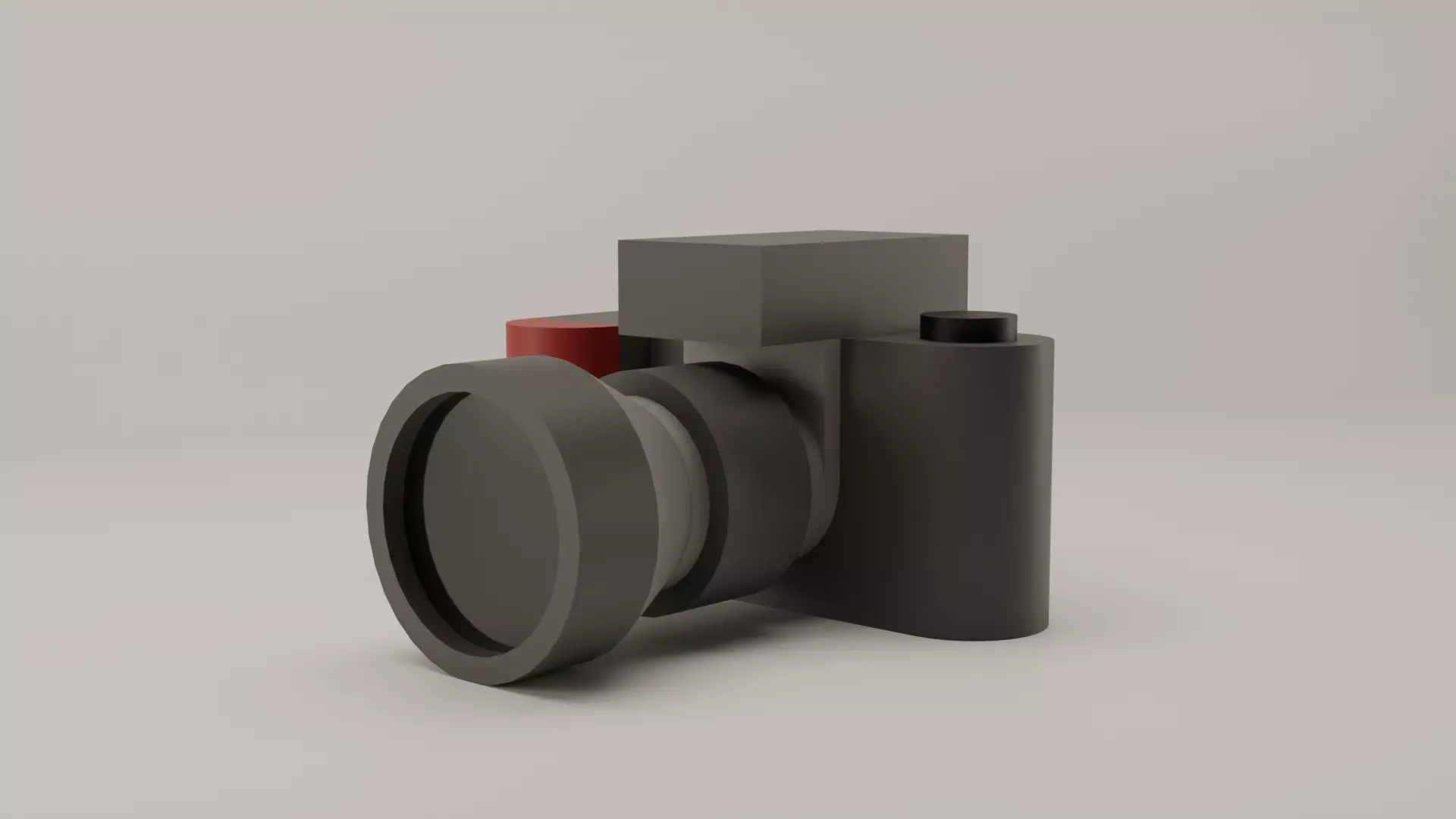 Low-poly camera Free low-poly 3D model