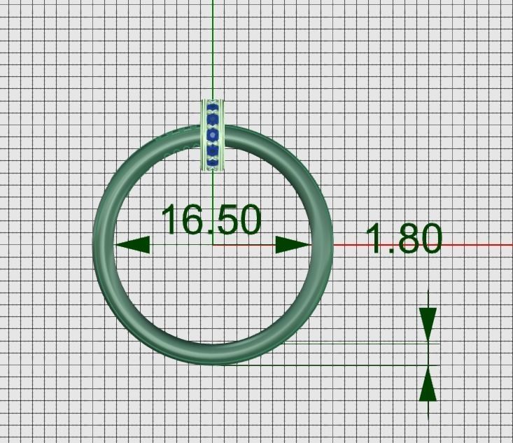 Ring Juste un Clou New model 3D print model_2