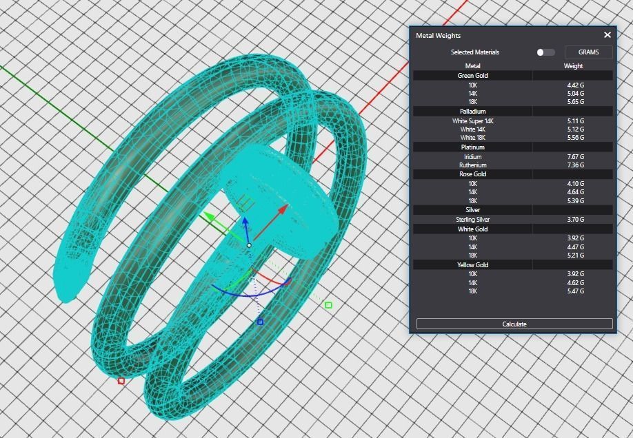 Ring Juste un Clou New model 3D print model_5