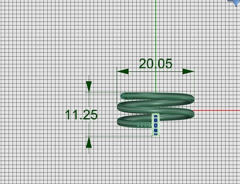 Ring Juste un Clou New model 3D print model_4