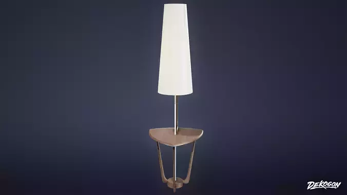 MIDCENTURY - Lamp 02 - LOW POLY