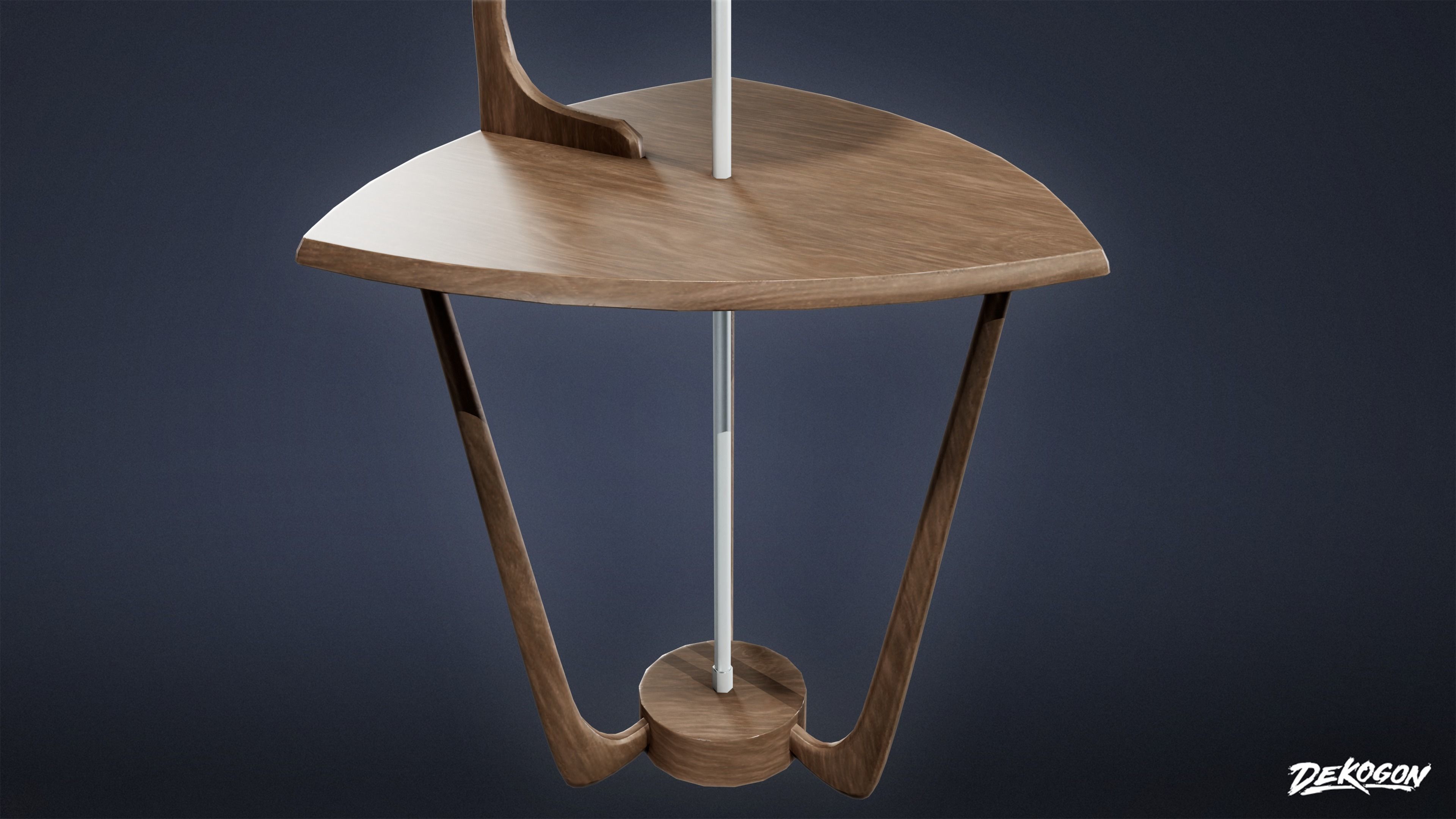 MIDCENTURY - Lamp 02 - LOW POLY Low-poly 3D model_5