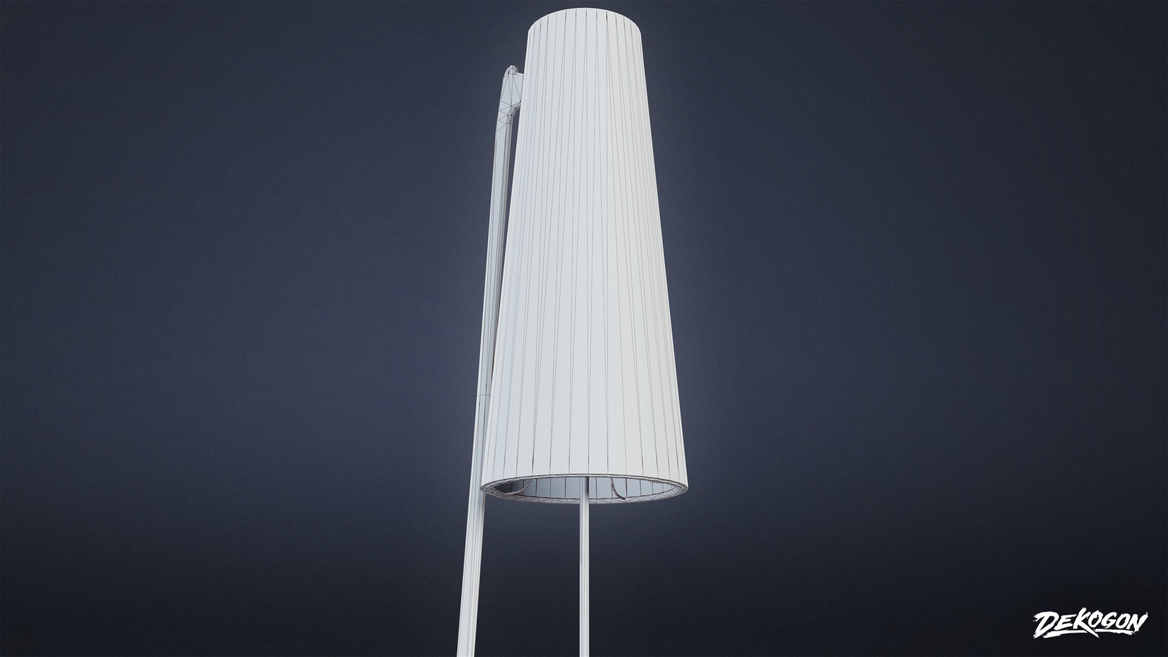 MIDCENTURY - Lamp 02 - LOW POLY Low-poly 3D model_7