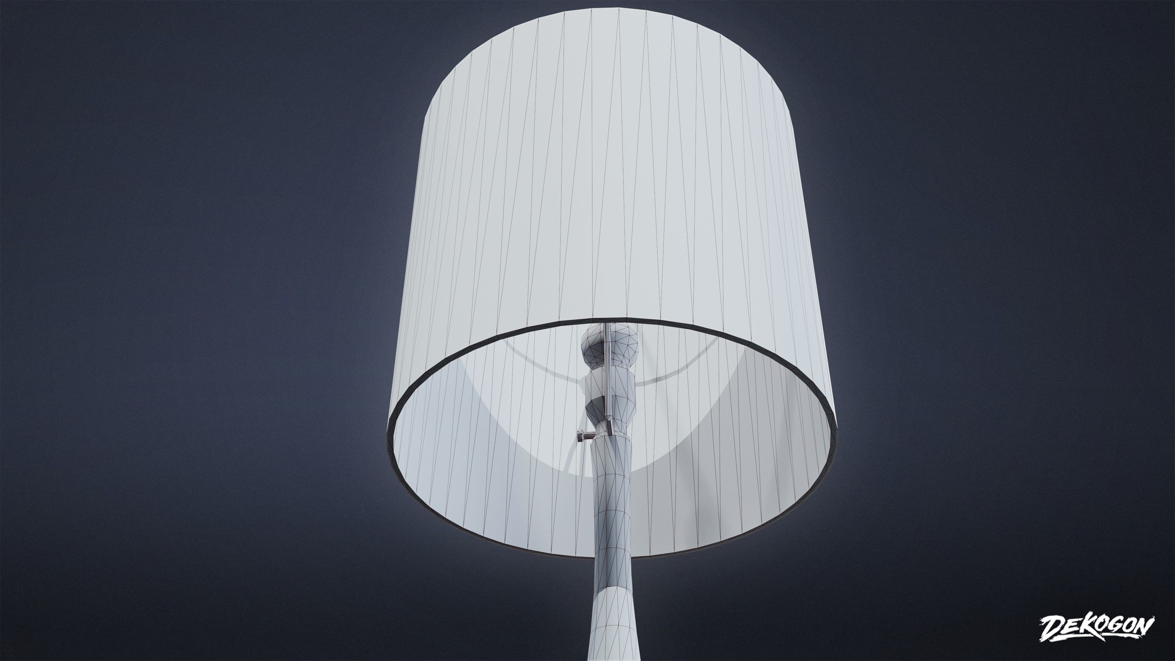 MIDCENTURY - Lamp 05 - LOW POLY Low-poly 3D model_7