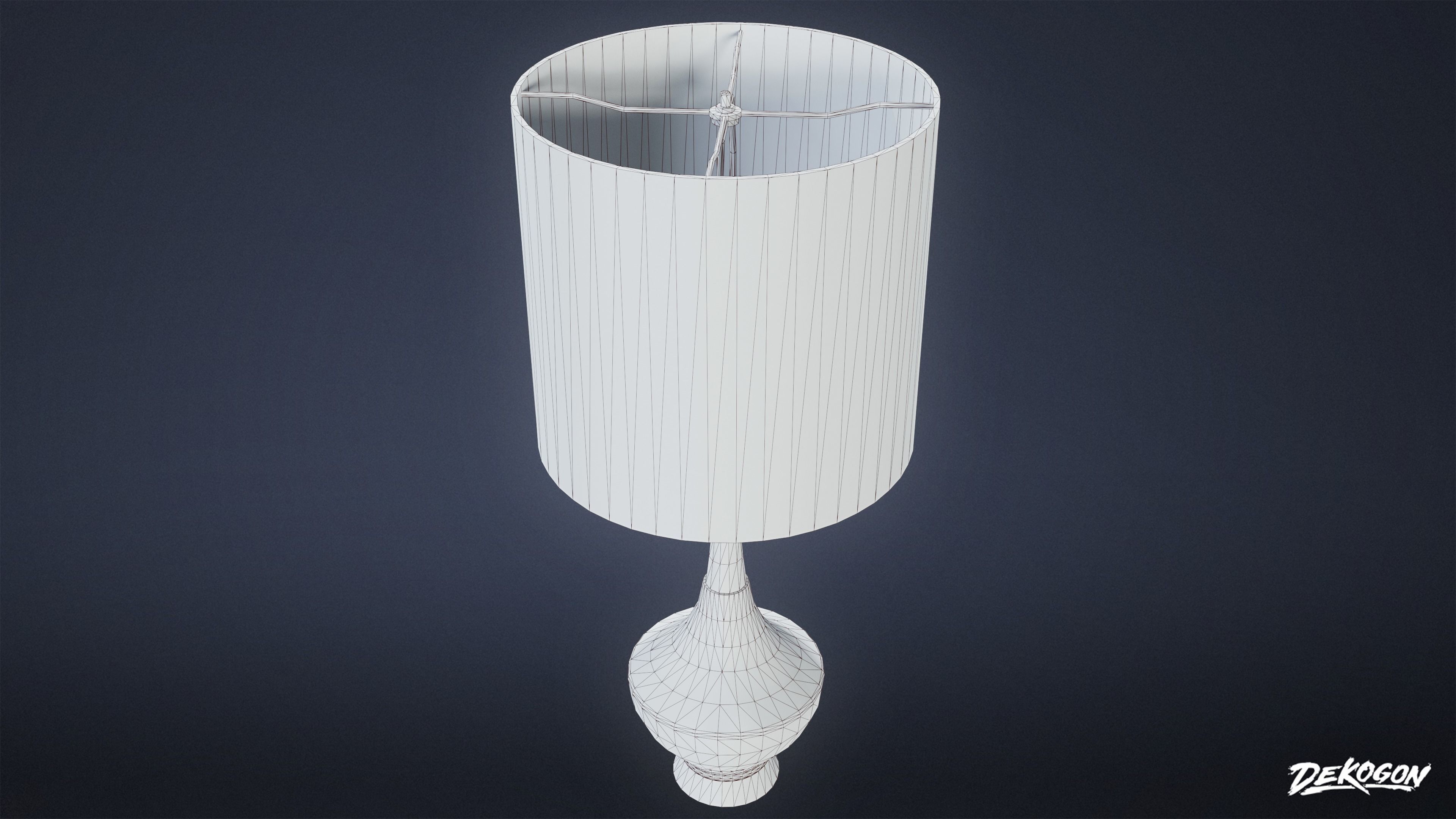 MIDCENTURY - Lamp 05 - LOW POLY Low-poly 3D model_9