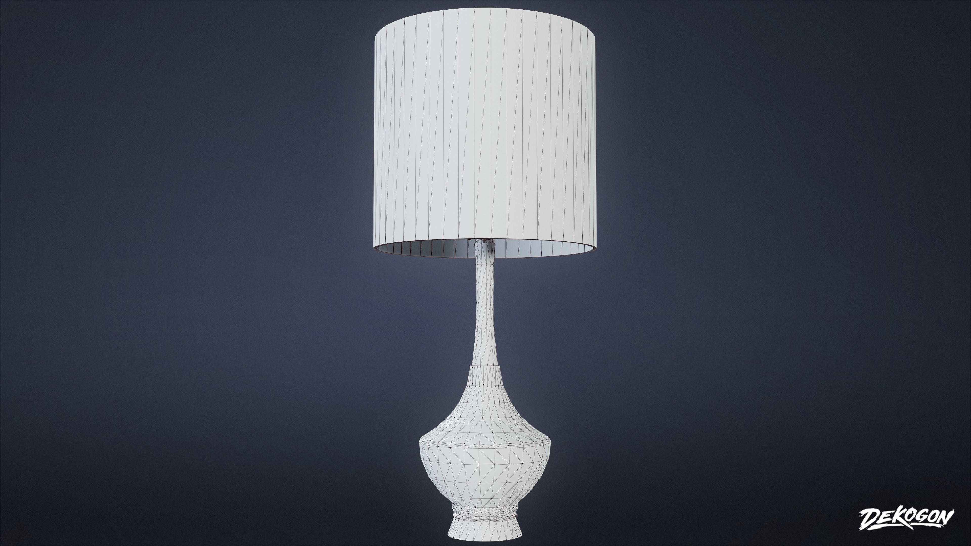 MIDCENTURY - Lamp 05 - LOW POLY Low-poly 3D model_8