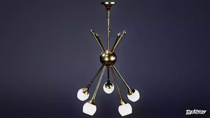 MIDCENTURY - Light 01 - LOW POLY