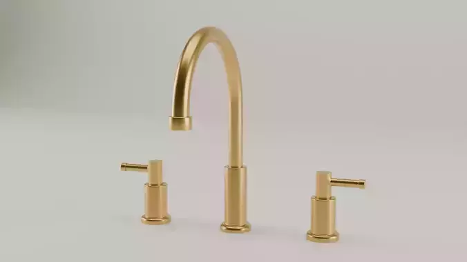 Golden faucet