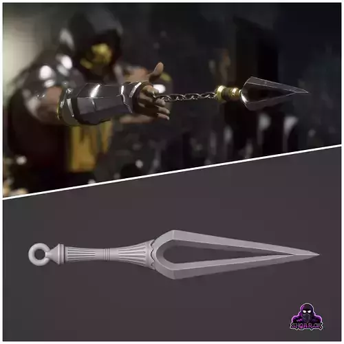 Scorpion kunai from MK1 1 - Shirai Ryu Spear
