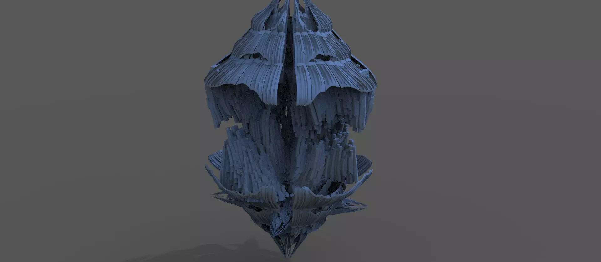 Sci fi Shroomcliff 1 3D model_0