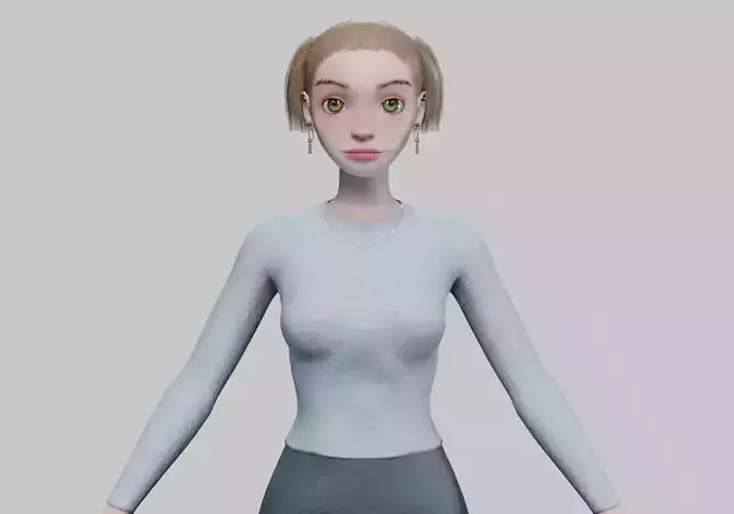 young cute girl V21284 