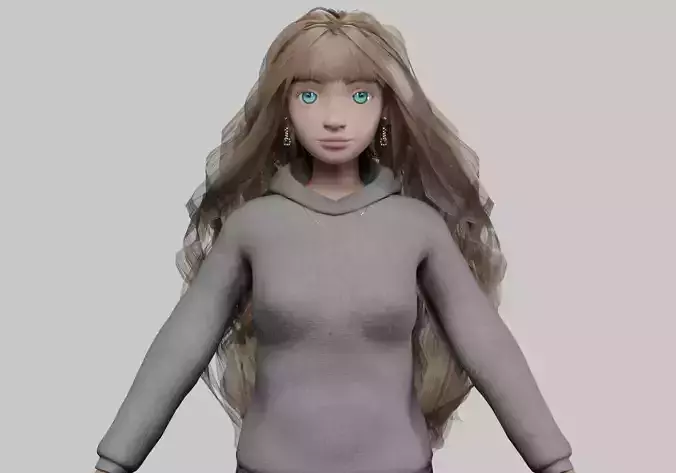 teen pretty girl V38972 