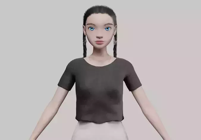 cute sweet girl V27258 