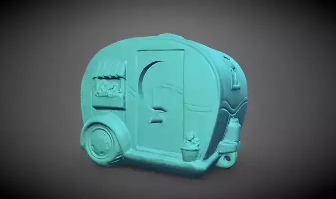 bird house camper garden decor