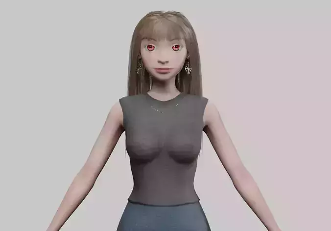 cartoon cute girl V33227 