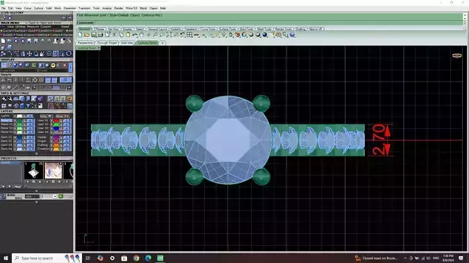 solitaire french cut