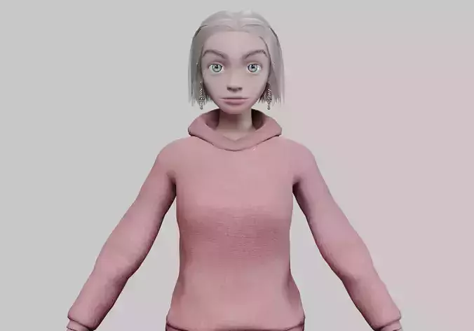 basic young girl V30447 