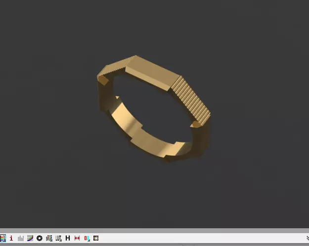 guccci ring 3D print model_0