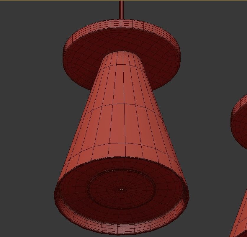 PIET CONE WOOD 3D model_5