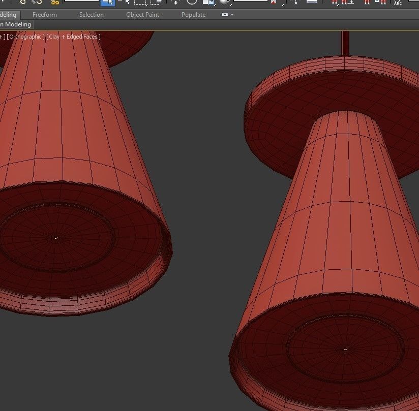PIET CONE WOOD 3D model_6