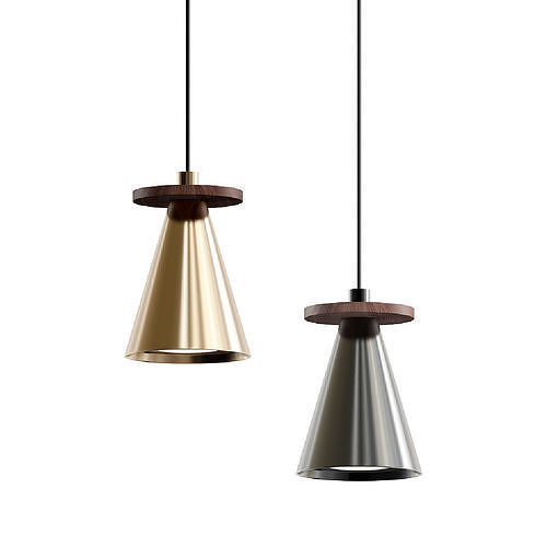 PIET CONE WOOD 3D model