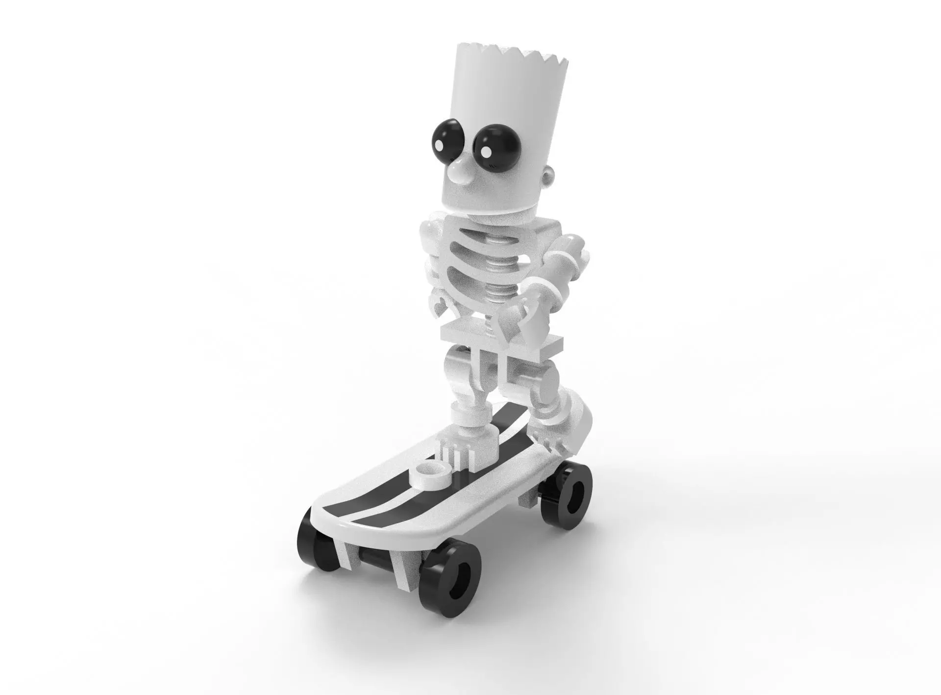 Lego Skeleton - Bart Simpsons 3D print model