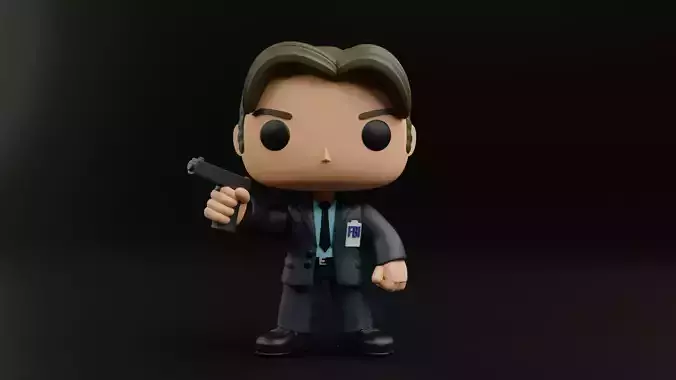 Fox Mulder funko pop from the X files