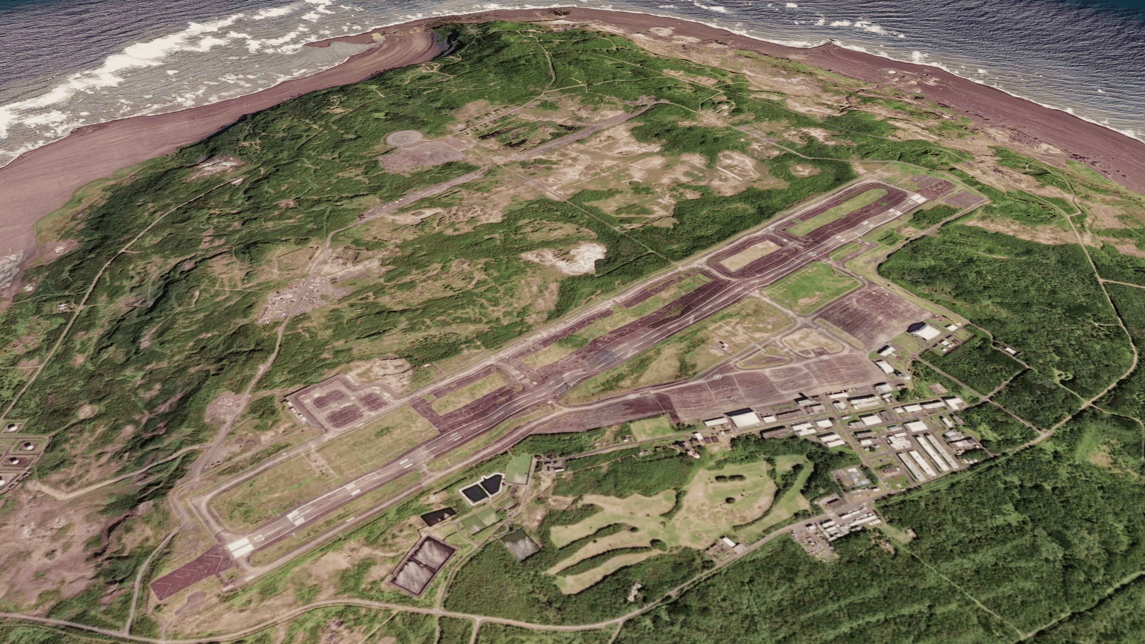 Iwo jima island 3d model terrain Low-poly 3D model_7