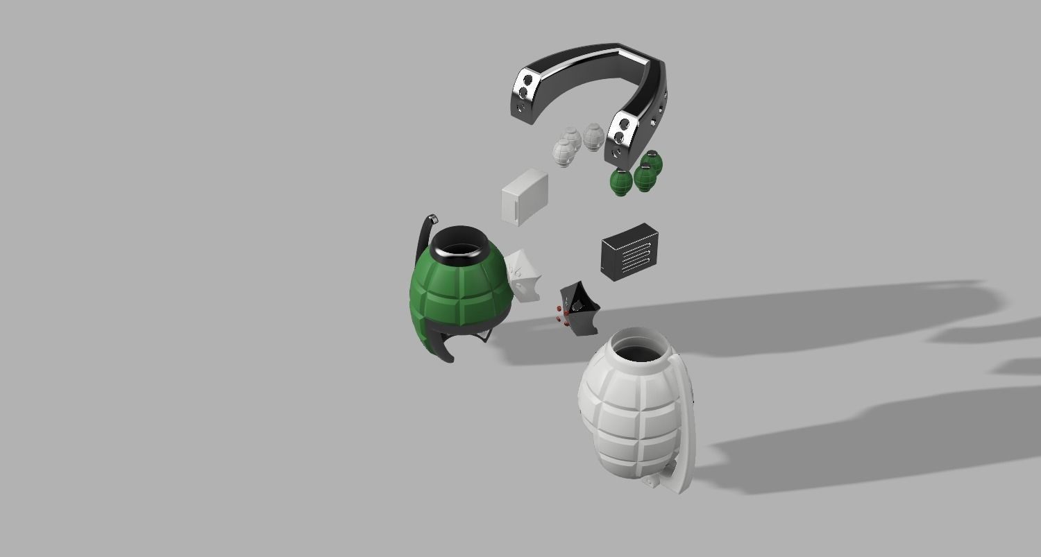 Bakugou Katsuki cosplay FULL PACK - Boku no hero academia 3D print model_13