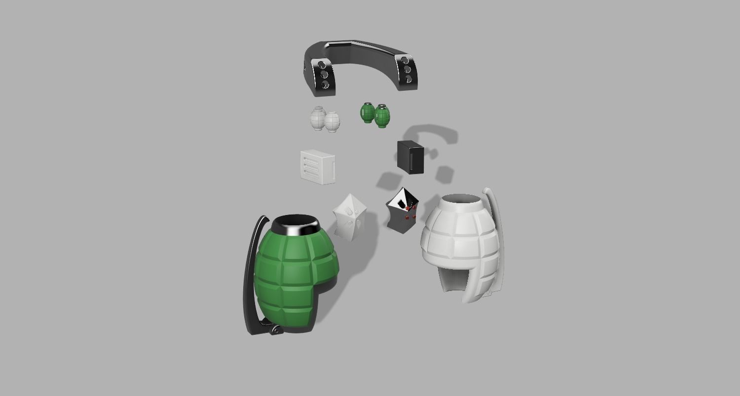 Bakugou Katsuki cosplay FULL PACK - Boku no hero academia 3D print model_9