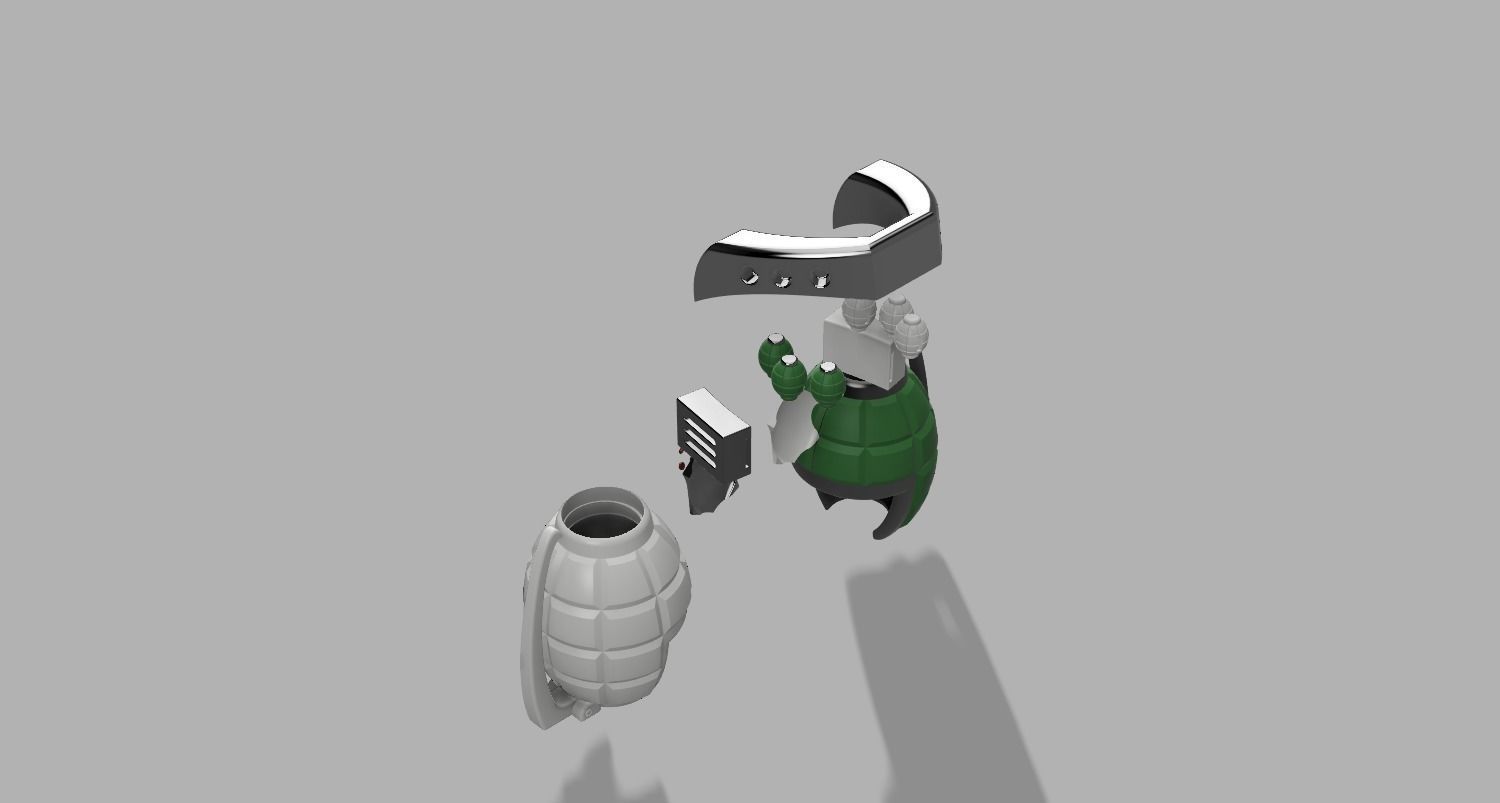 Bakugou Katsuki cosplay FULL PACK - Boku no hero academia 3D print model_11