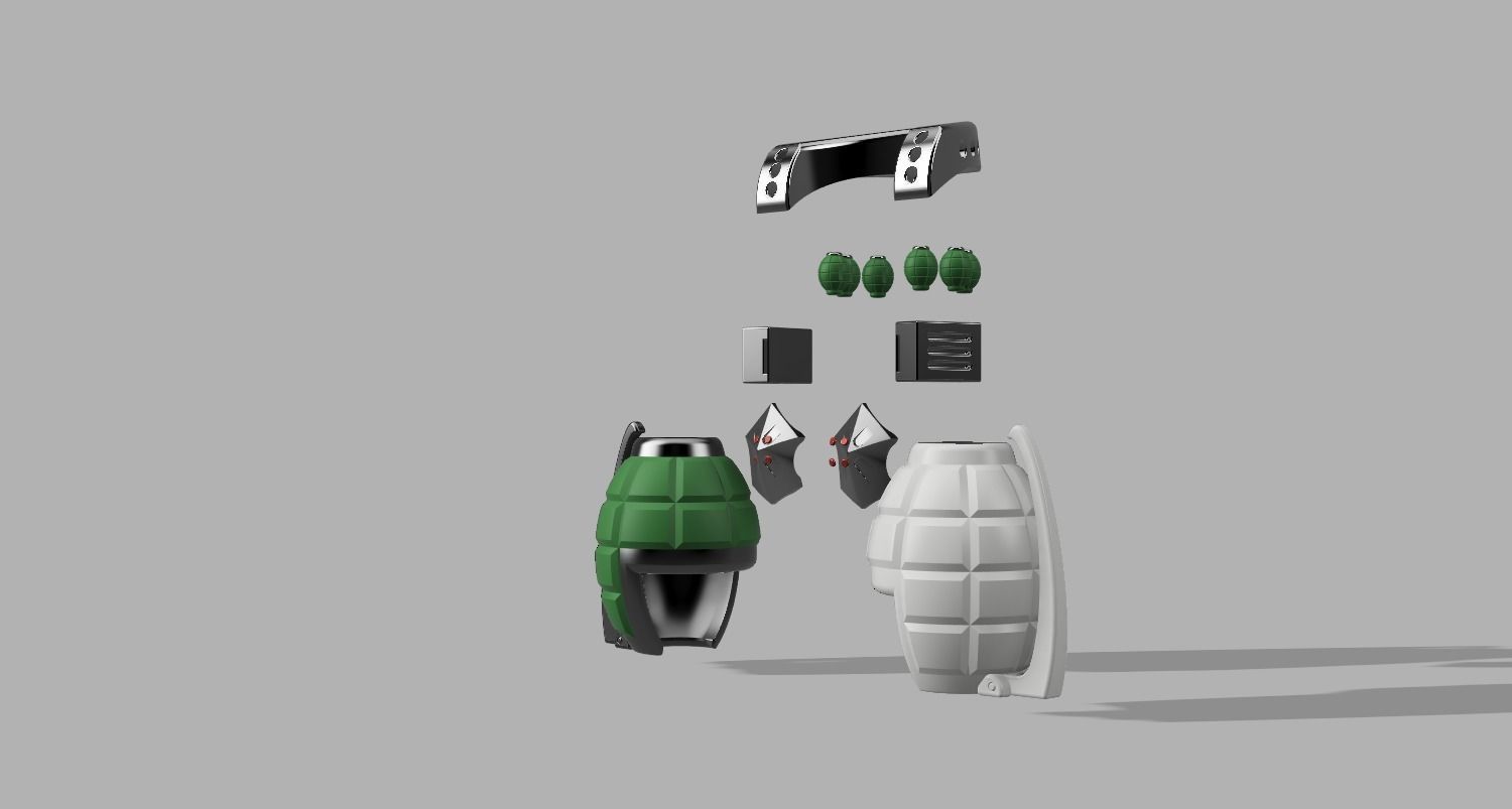 Bakugou Katsuki cosplay FULL PACK - Boku no hero academia 3D print model_6