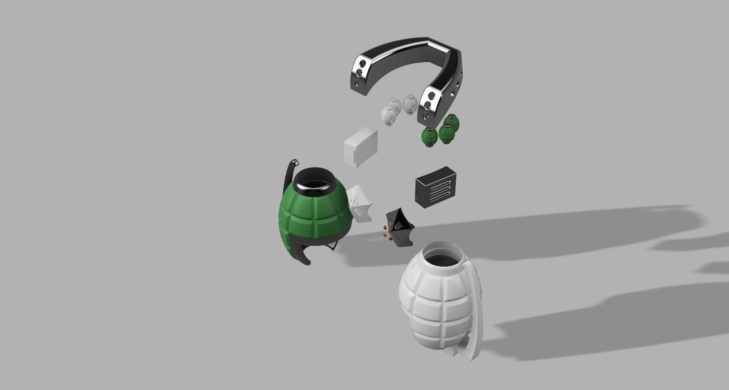 Bakugou Katsuki cosplay FULL PACK - Boku no hero academia 3D print model_5