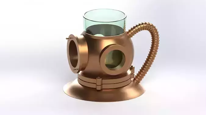 Steampunk cup holder