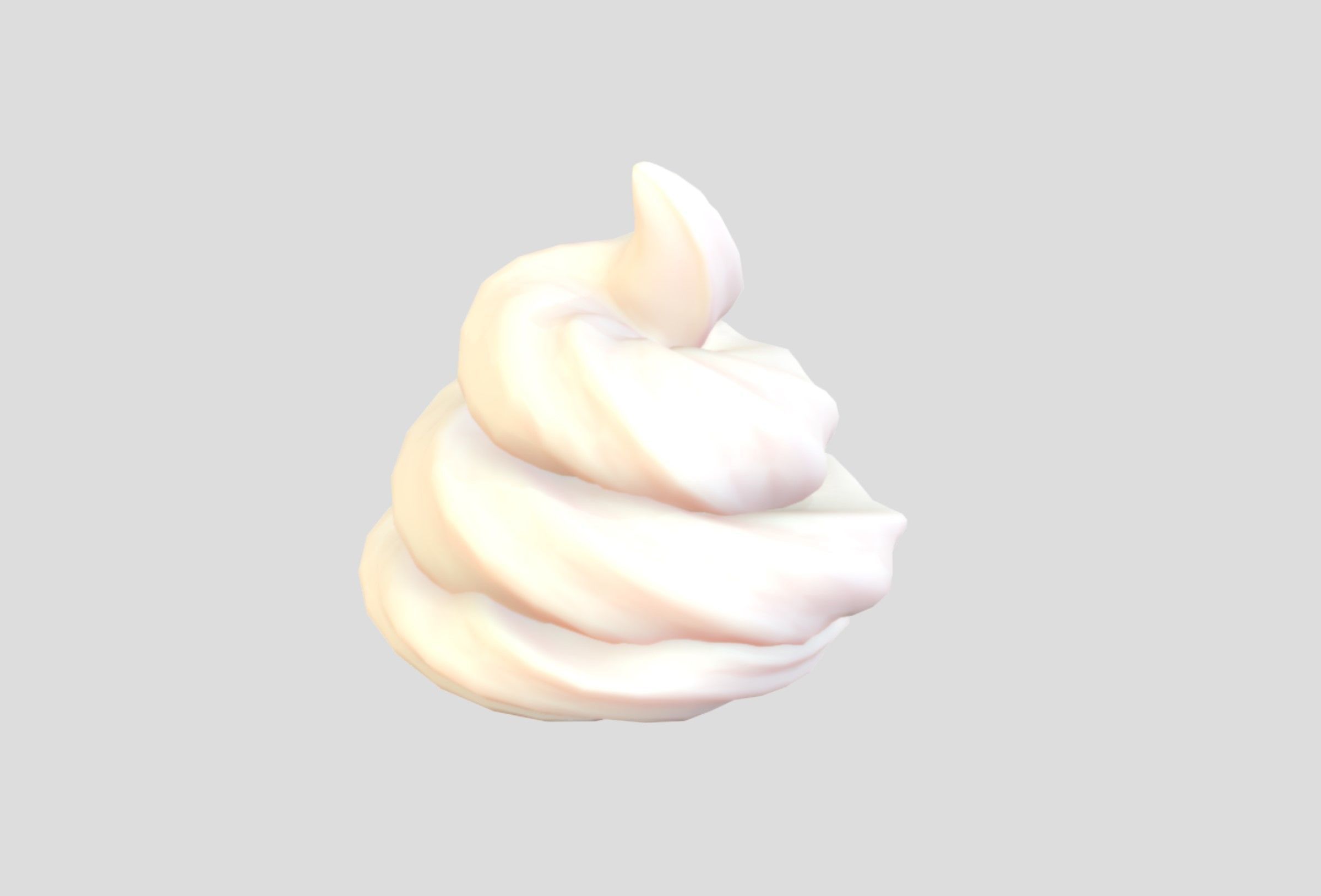 Whipped Cream 3D model_24
