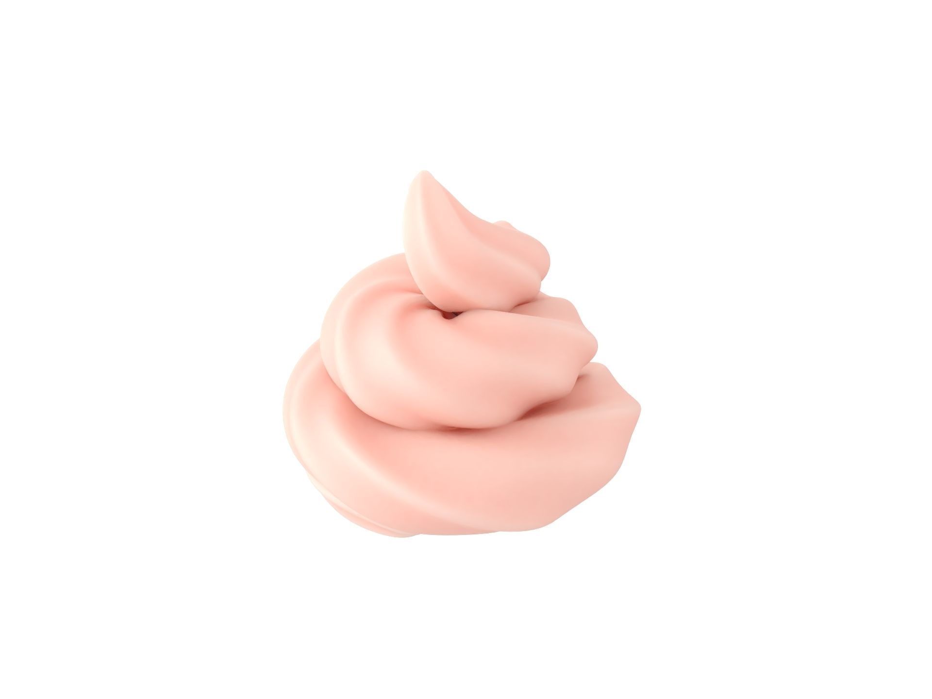 Whipped Cream 3D model_5