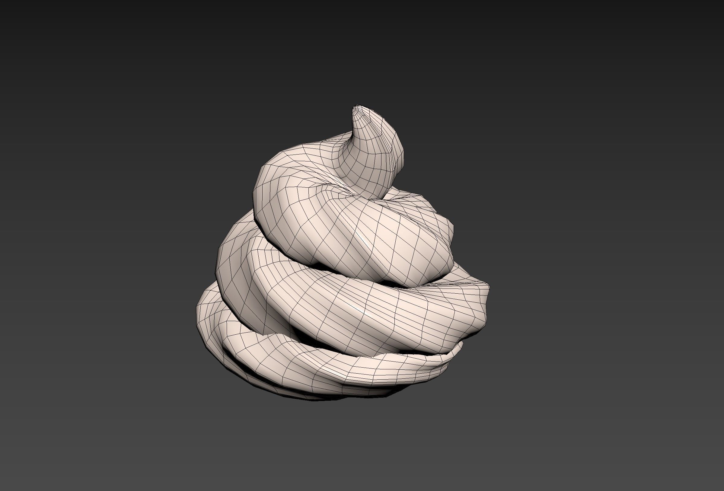 Whipped Cream 3D model_12
