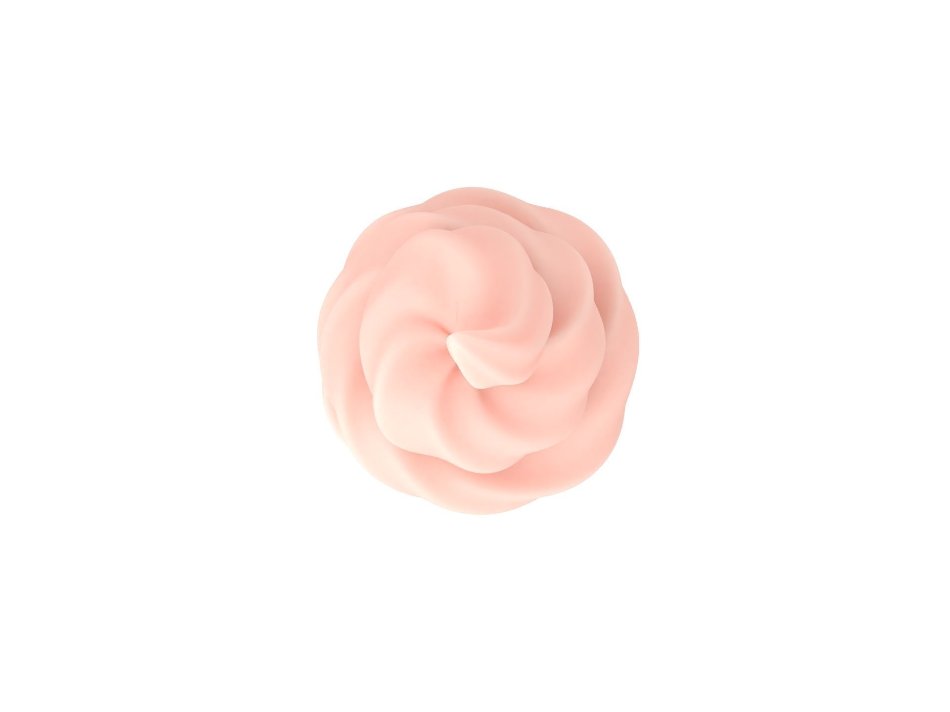 Whipped Cream 3D model_6