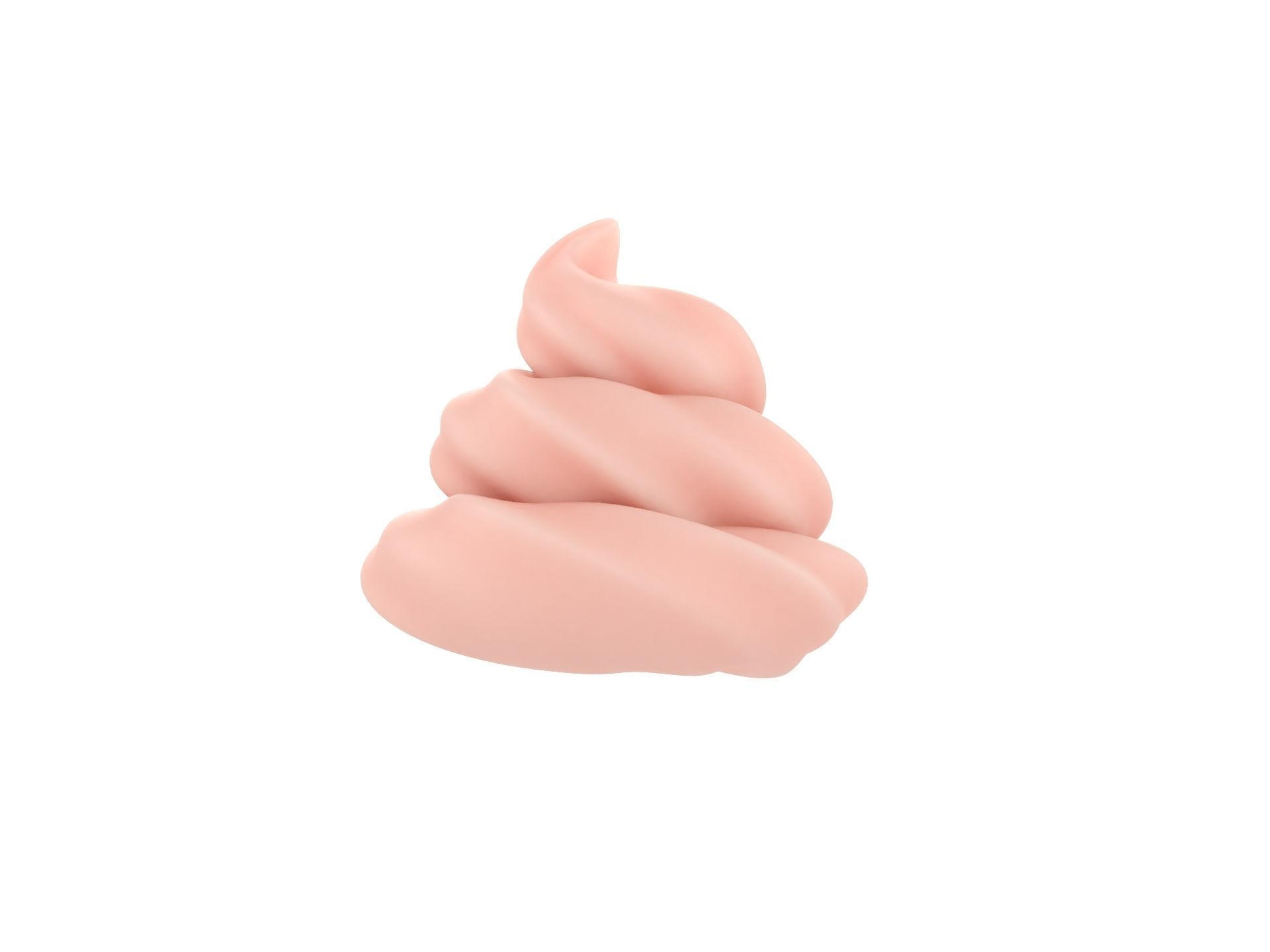 Whipped Cream 3D model_3