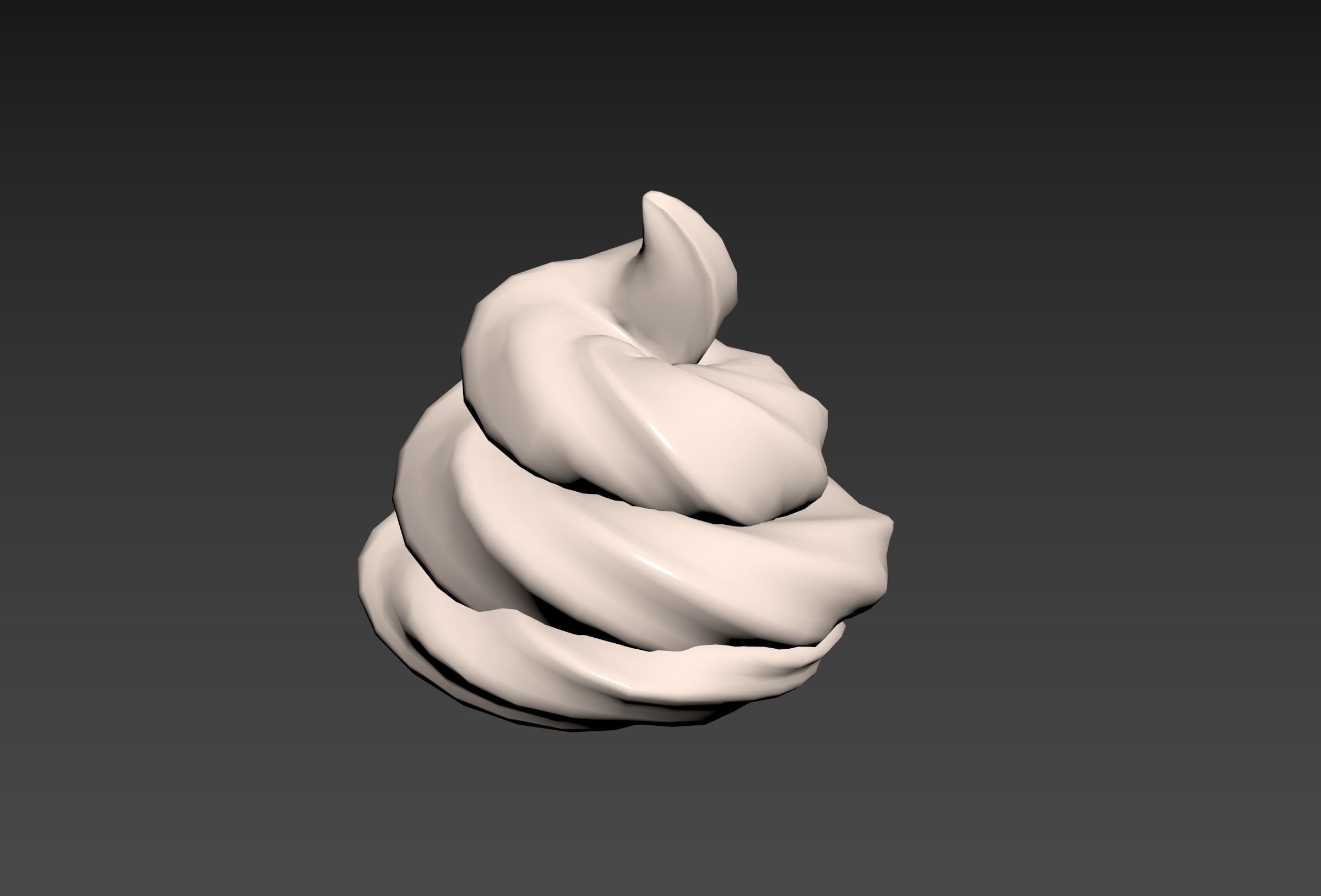 Whipped Cream 3D model_10