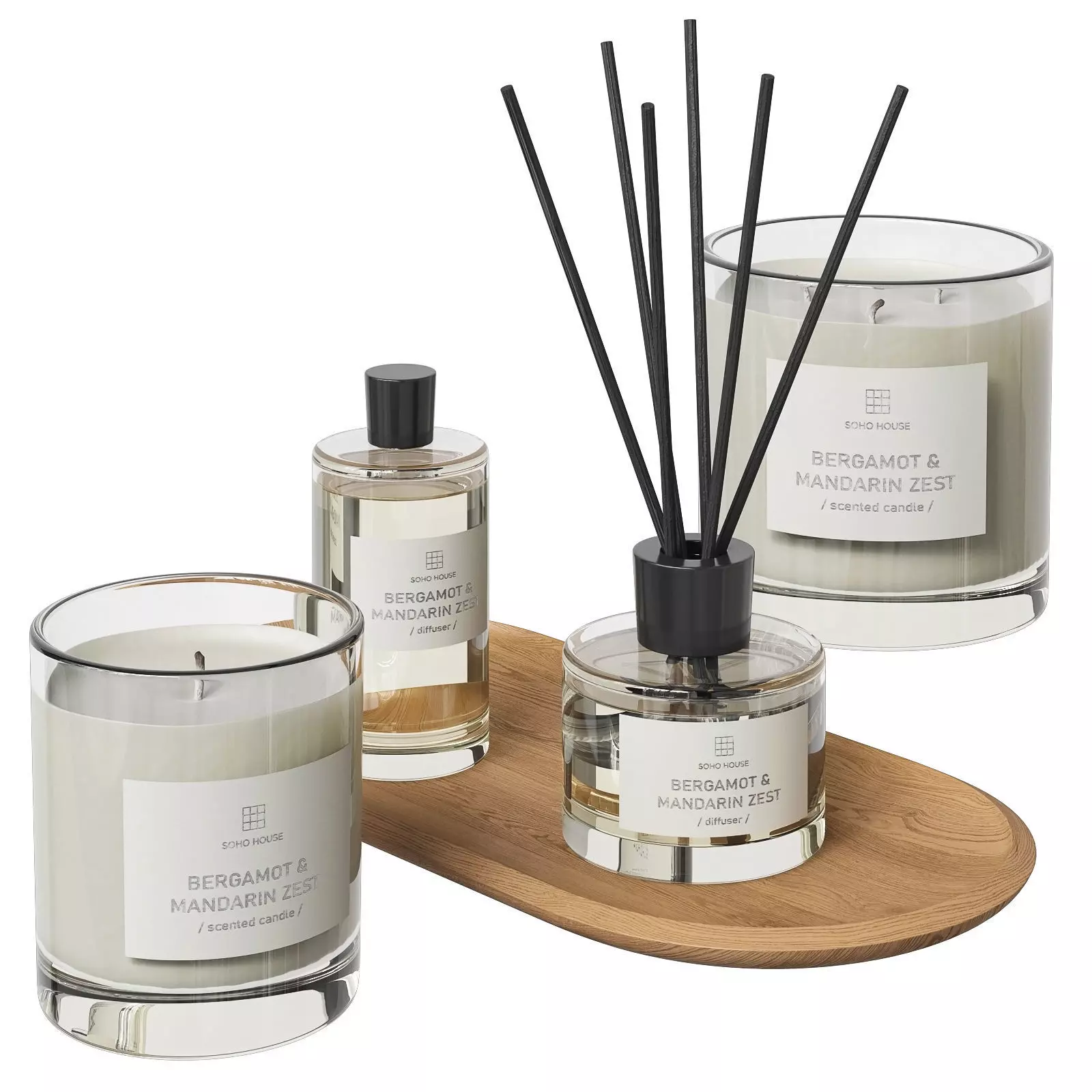 Soho Home aroma set 3D model_0