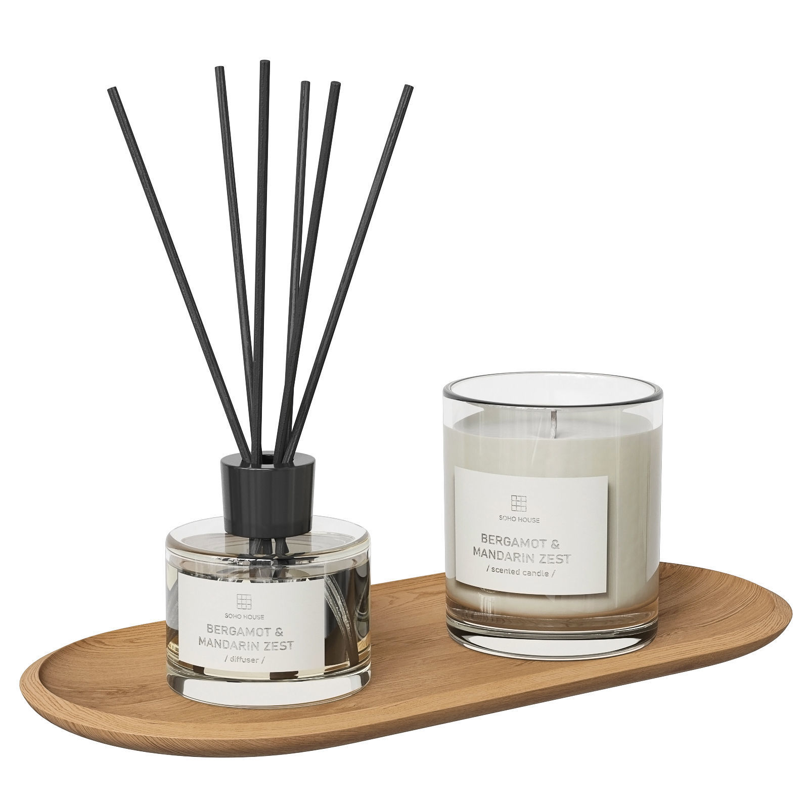 Soho Home aroma set 3D model_2