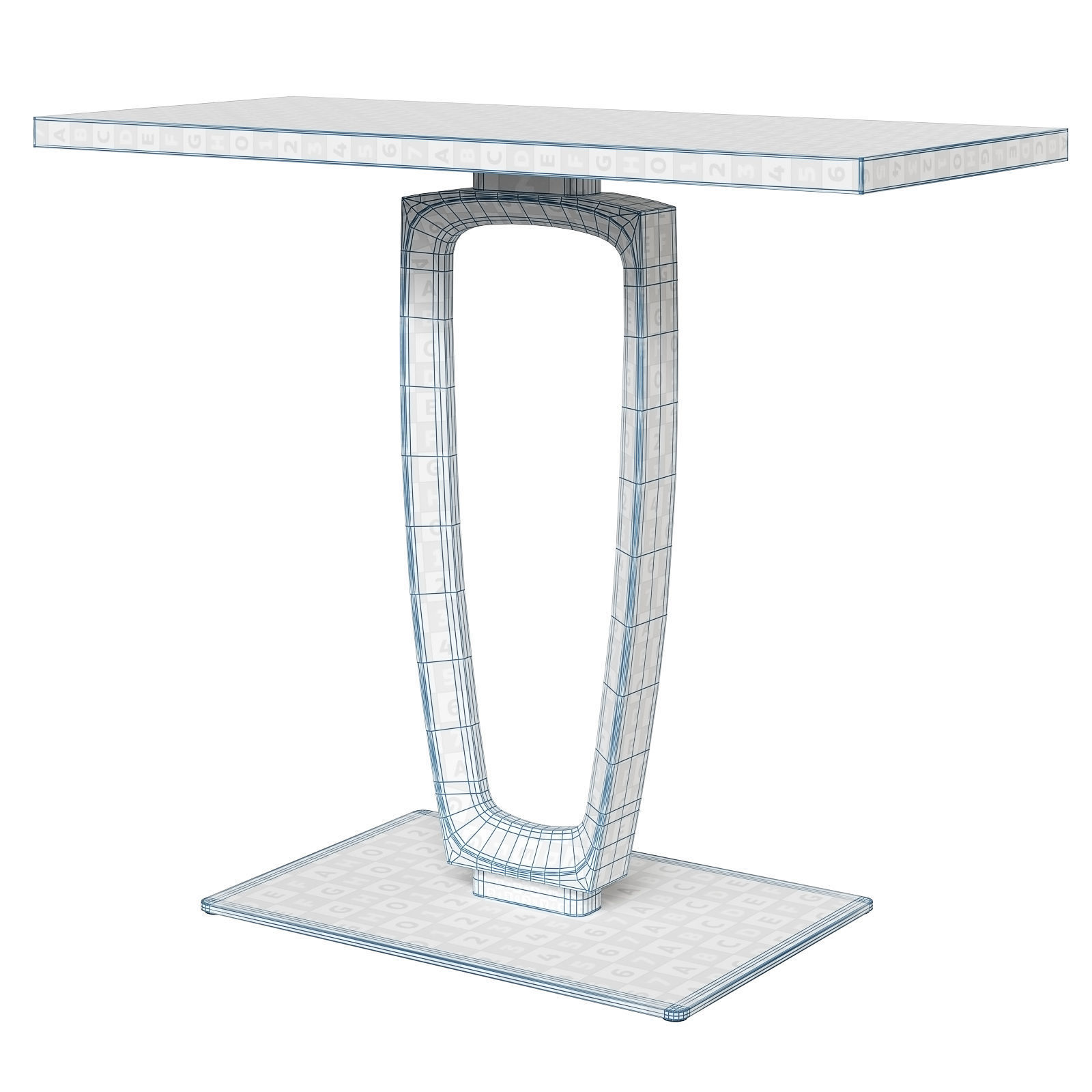 Goodwood Console Table by Morgan Furniture 3D model_5
