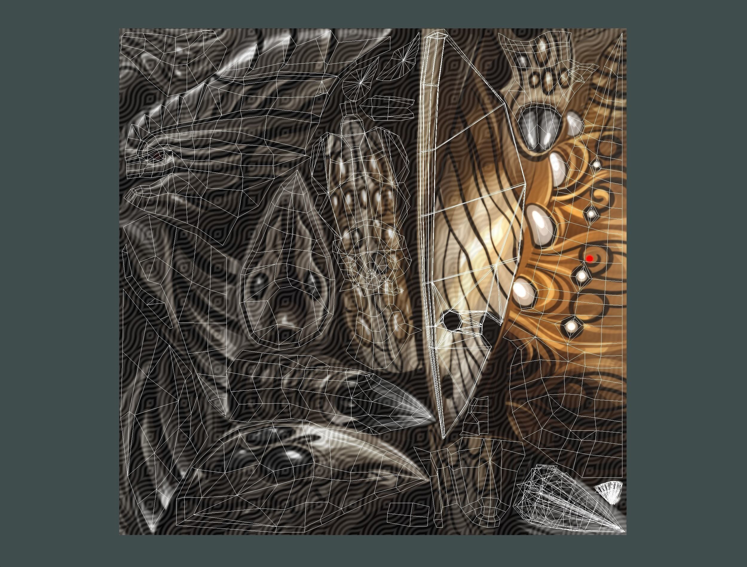 Animated Monster Insect Creature Bug Low-poly 3D model_42