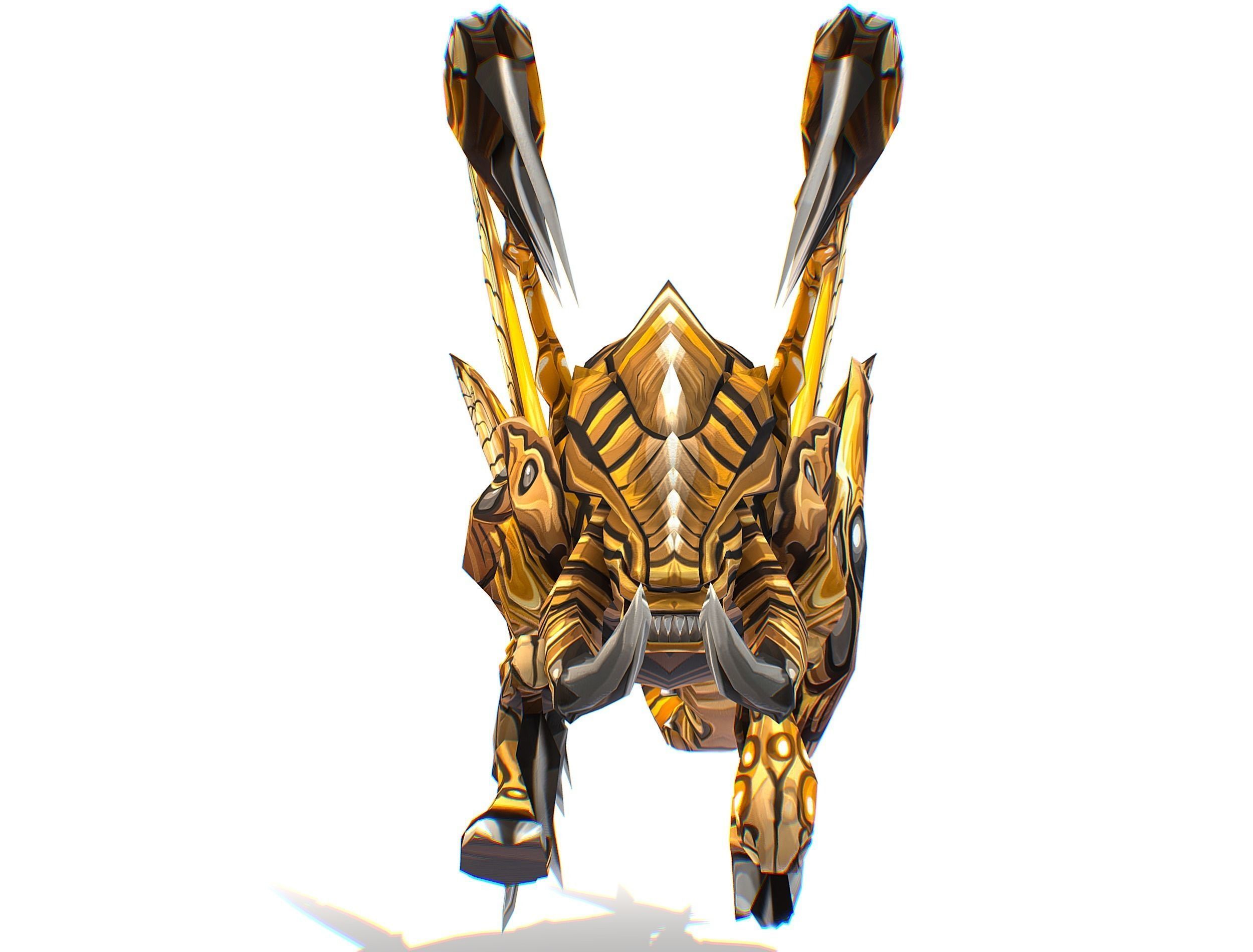 Animated Monster Insect Creature Bug Low-poly 3D model_31