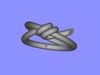 Knot Double Row Ring Tiffany size50 Free 3D print model_1
