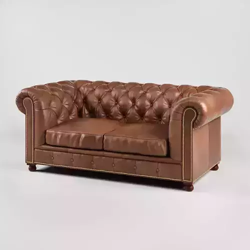 Chesterfield Traditional Tufted Classic Sofa 2 Seater