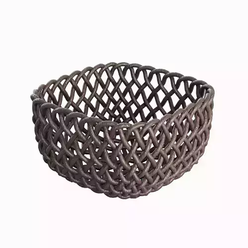 Woven Basket 01 3D model