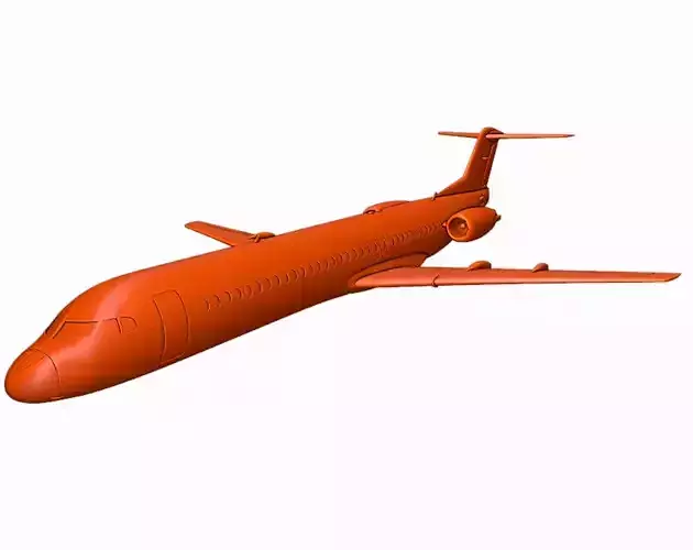 Fokker 100 ready to 3D printing 3D print model